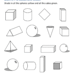 3d Shapes Worksheets
