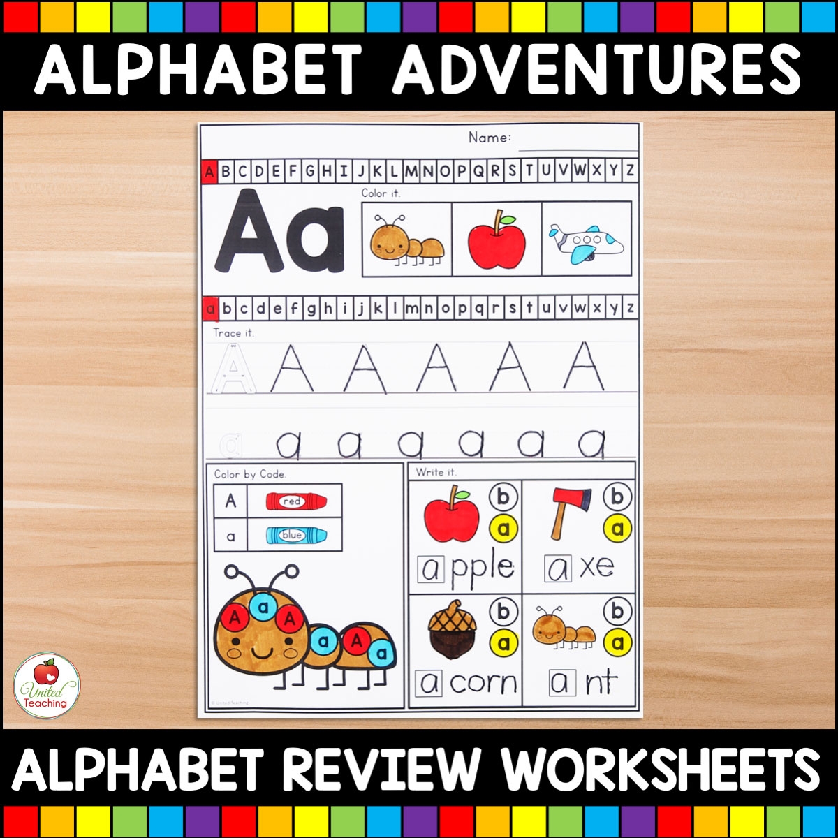 Alphabet Review Worksheets United Teaching Alphabet Review Worksheets United Teaching