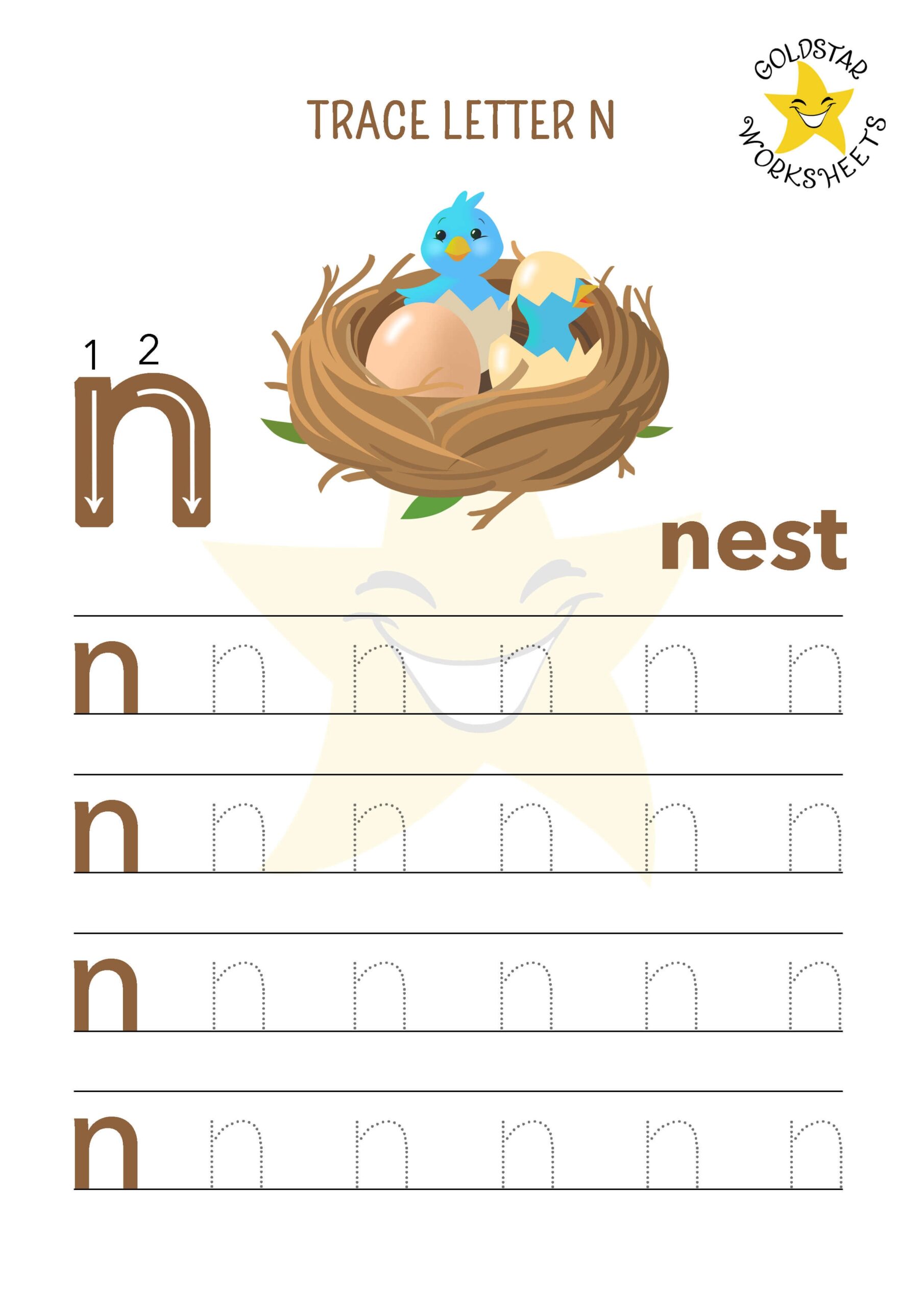 Free Letter N Tracing Worksheets Fun Designs Perfect For Preschool 