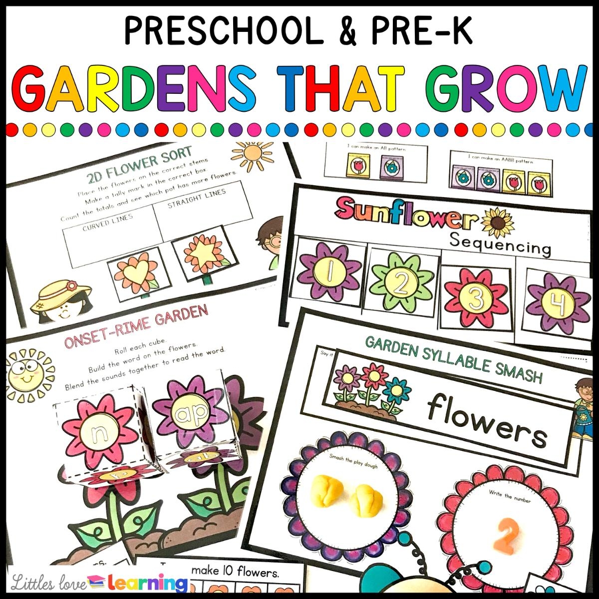 GARDENS THAT GROW PRESCHOOL ACTIVITY PACK